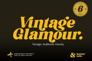 Vintage Glamore Font Download