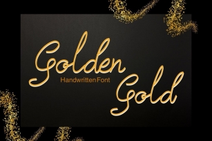 Golden Gold Font Download