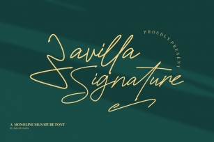 Zavilla Signature Font Download
