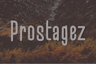 Prostagez Font Download