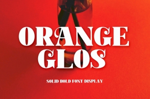 Orange Glos Font Download