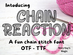 Chain Reaction Font Download