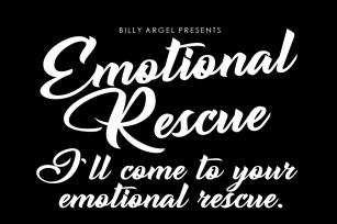 Emotional Rescue Font Download