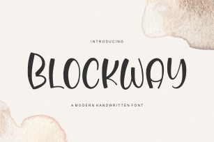 Blockway Font Download