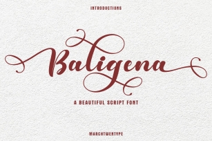 Baligena Font Download