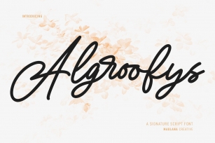 Algroofys Font Download