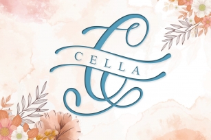 Cella Monogram Font Download