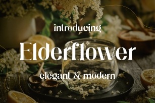 Elderflower Font Download
