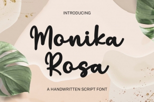 Monika Rosa Font Download