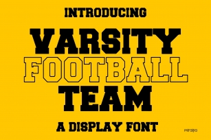 Varsity Football Team Font Download