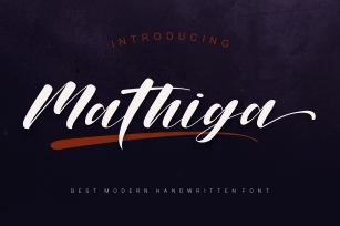 Mathiga Font Download