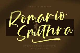 Romario Smithra Font Download