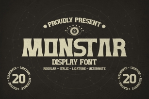MONSTAR Font Download
