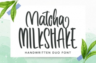 Matcha Milkshake Font Download