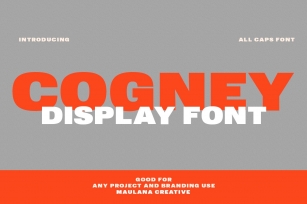 Cogney Sans Serif Display Font Download