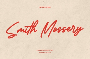 Smith Mossery Font Download