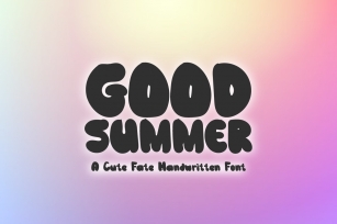 Good Summer Font Download