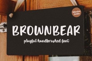 Brownbear Modern Handwritten Font Download