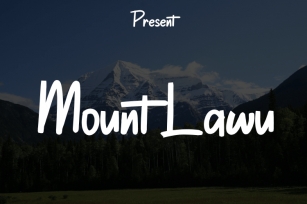 Mount Lawu Font Download