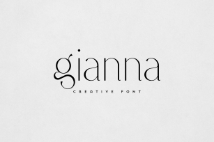 Gianna Font Download