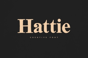 Hattie Font Download