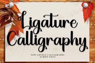 Ligature of Calligraphy Font Download