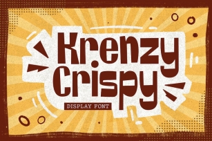 Krenzy Crispy - Crunchy Display Font Font Download