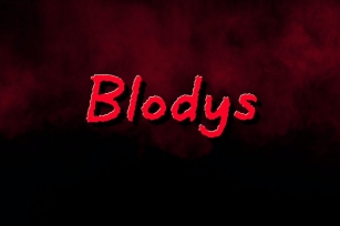 Blodys - Blood Display Font Font Download