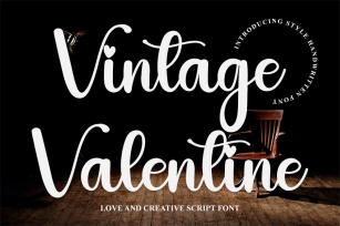 Vintage Valentine Font Download