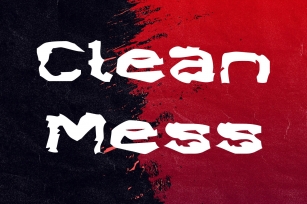 Clean Mess Font Download