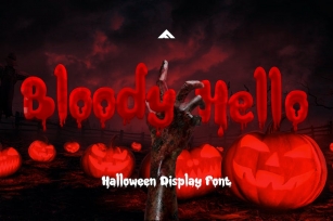 Bloody Hello Font Download