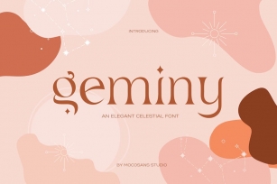Geminy - Retro Elegant Font Font Download