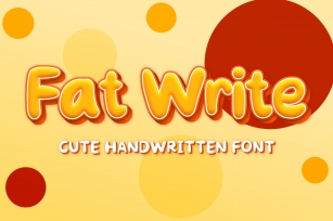 Fat Write Font Download