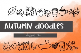 Autumn Doodles Dingbat Font Download
