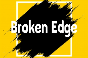 Broken Edge Font Download