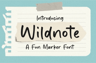Wildnote Font Download