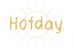 Hot Day Font Download