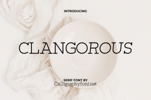 Clangorous Font Download