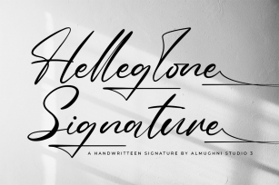 Helleglone Signature Font Download