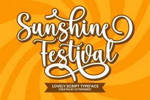 Sunshine Festival Font Download