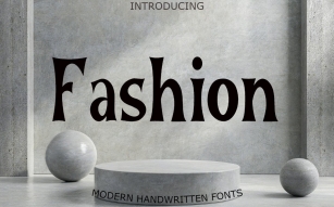 Fashion Font Download