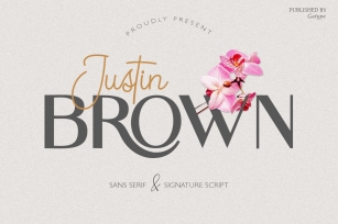 Justin Brown Duo Font Download