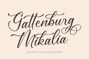 Gattenburg Mikalia Font Download