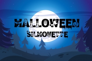 Halloween Silhouette Font Download
