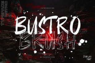 Bustro Brush Font Font Download