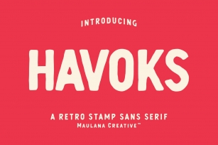 Havoks Stamp Sans Serif Font Download