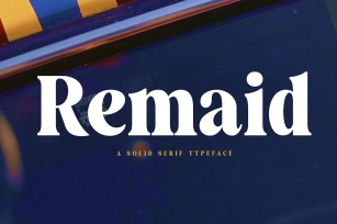 Remaid Typeface Font Download
