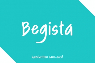 Begista - Handwritten sans serif Font Font Download