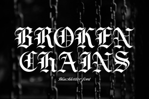 Broken Chains Font Download