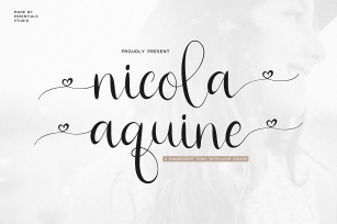 Nicola aquine Font Download